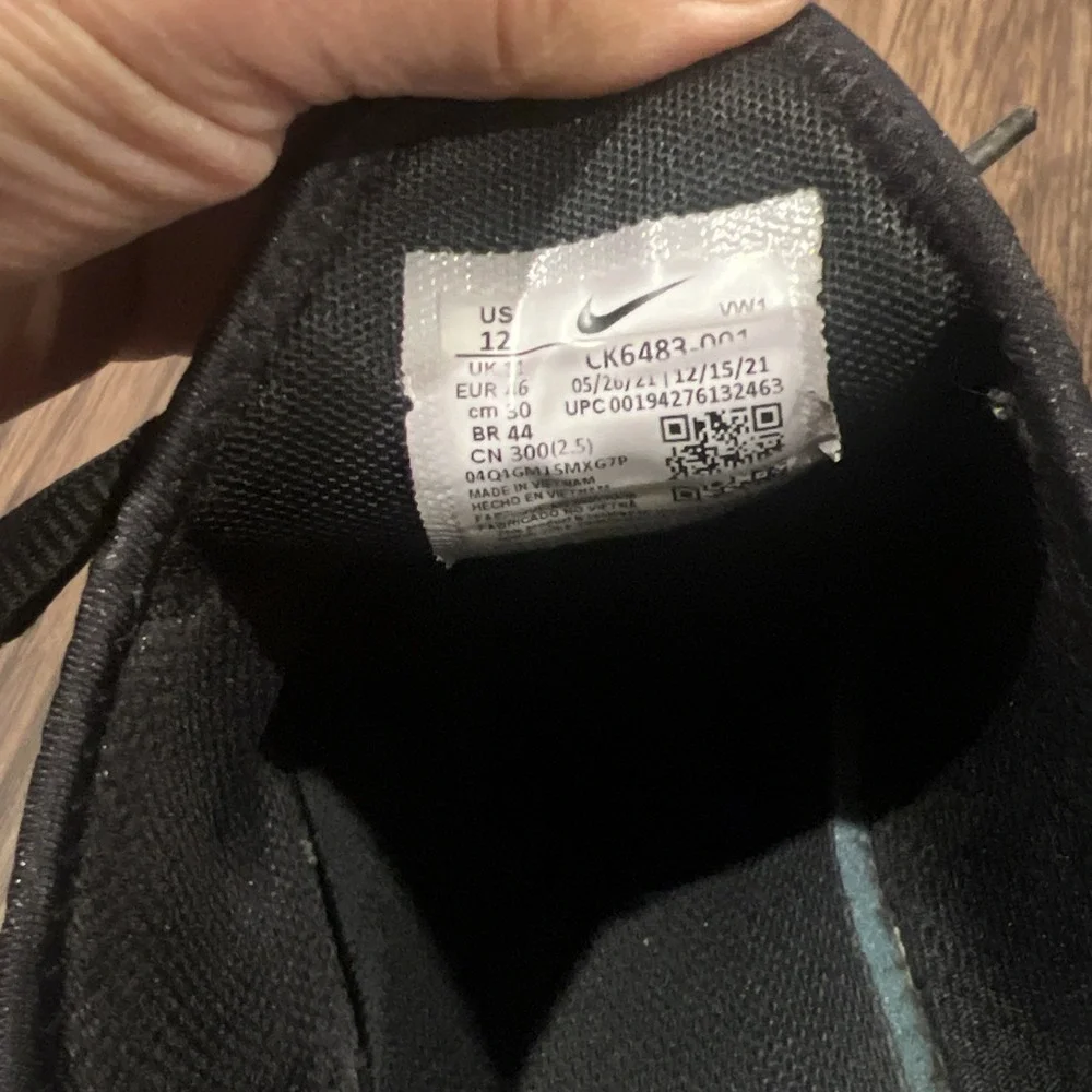 Nike Air Max 270 G Golf Shoes Color Black White Men's Size 12